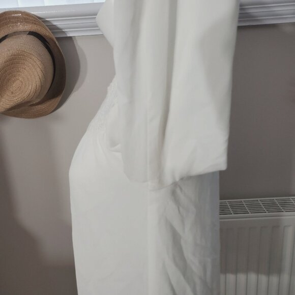 Lace Sweetheart Boho Blouse- Beige- Small- by Forever 21 - Picture 6 of 12